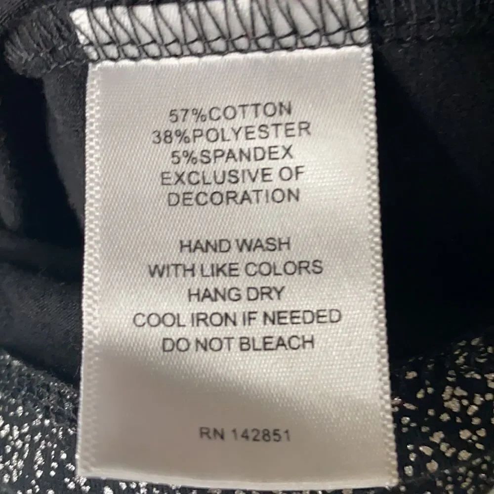 3For$20 Rebecca Malone Blk/Wht Speck Top size: S - Picture 6 of 6